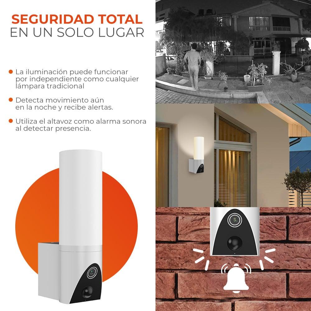 Foto 6 pulgar | Cámara Monitor Exterior 300° Tecnolite C Lámpara Inteligente