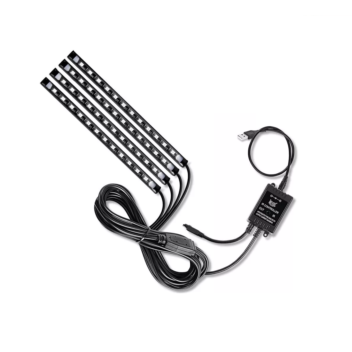 Foto 2 pulgar | Tiras LED Eo Safe Imports Esi-6157 para Interior con Control Remoto Luz USB Multicolor