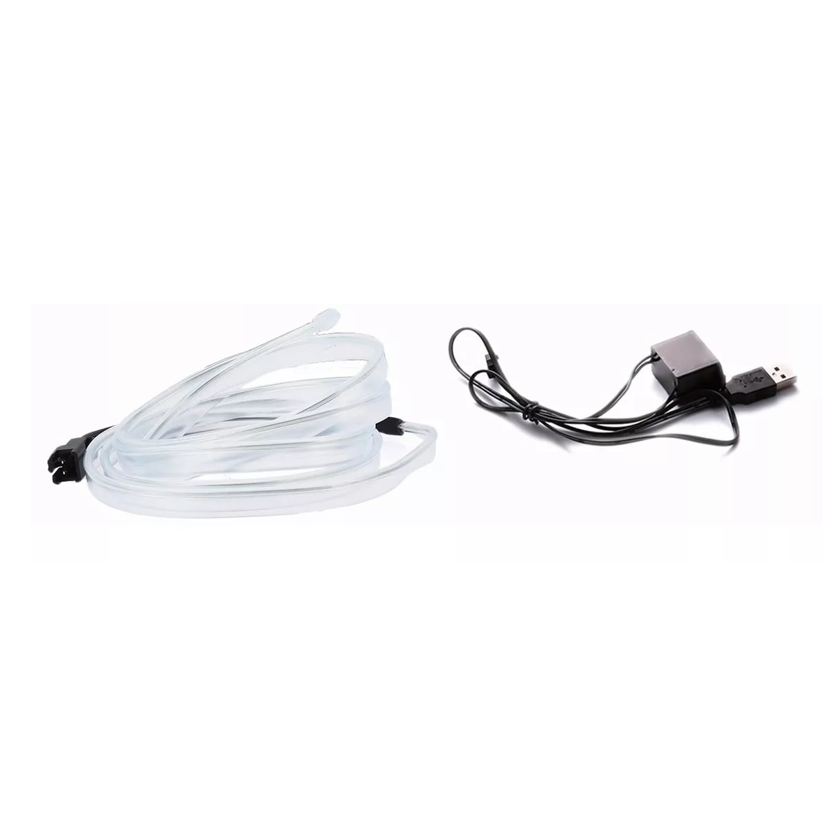 Hilo Luminoso Luz Neón Eo Safe Imports ESI-6155 color Transparente