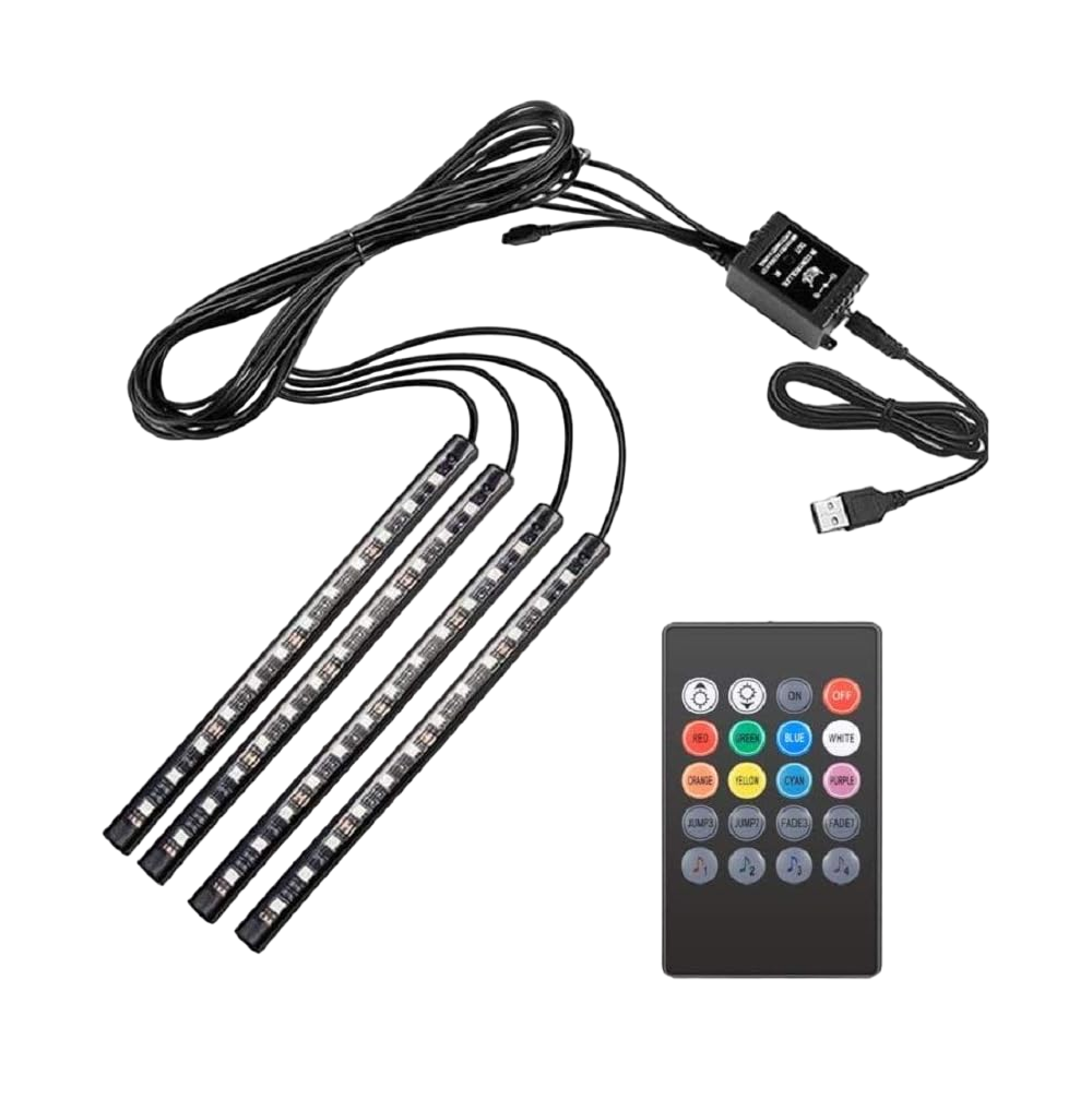 Tiras Led RGB Belug Multicolor para Interior de Auto