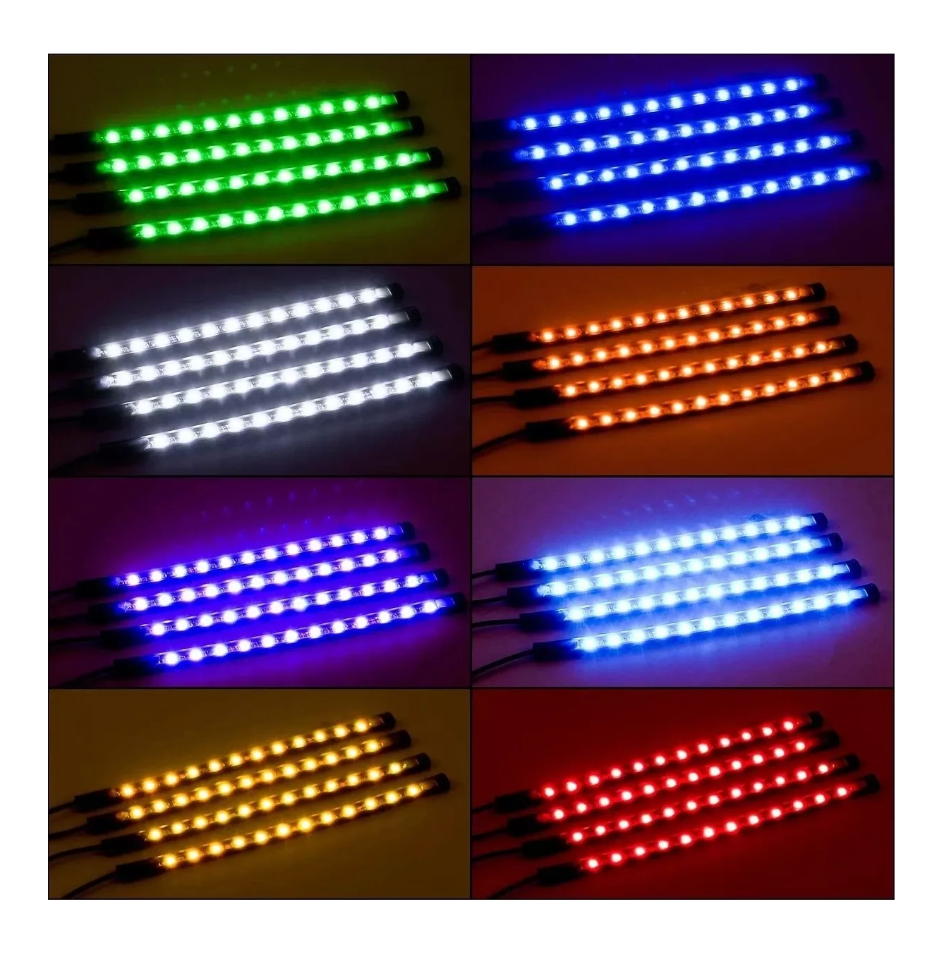 Foto 3 pulgar | Tiras Led RGB Belug Multicolor para Interior de Auto
