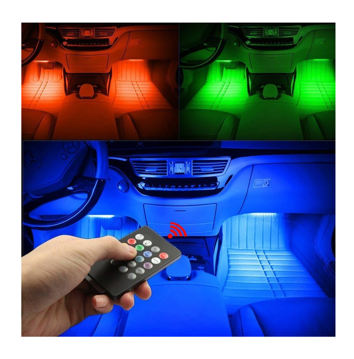 Foto 6 pulgar | Tiras Led RGB Belug Multicolor para Interior de Auto