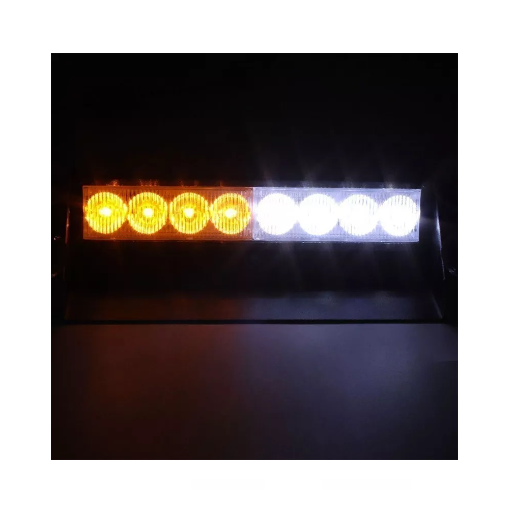 Foto 4 | Barra de Luz de Advertencia de Parabrisas BELUG color Negro Estroboscópica Universal