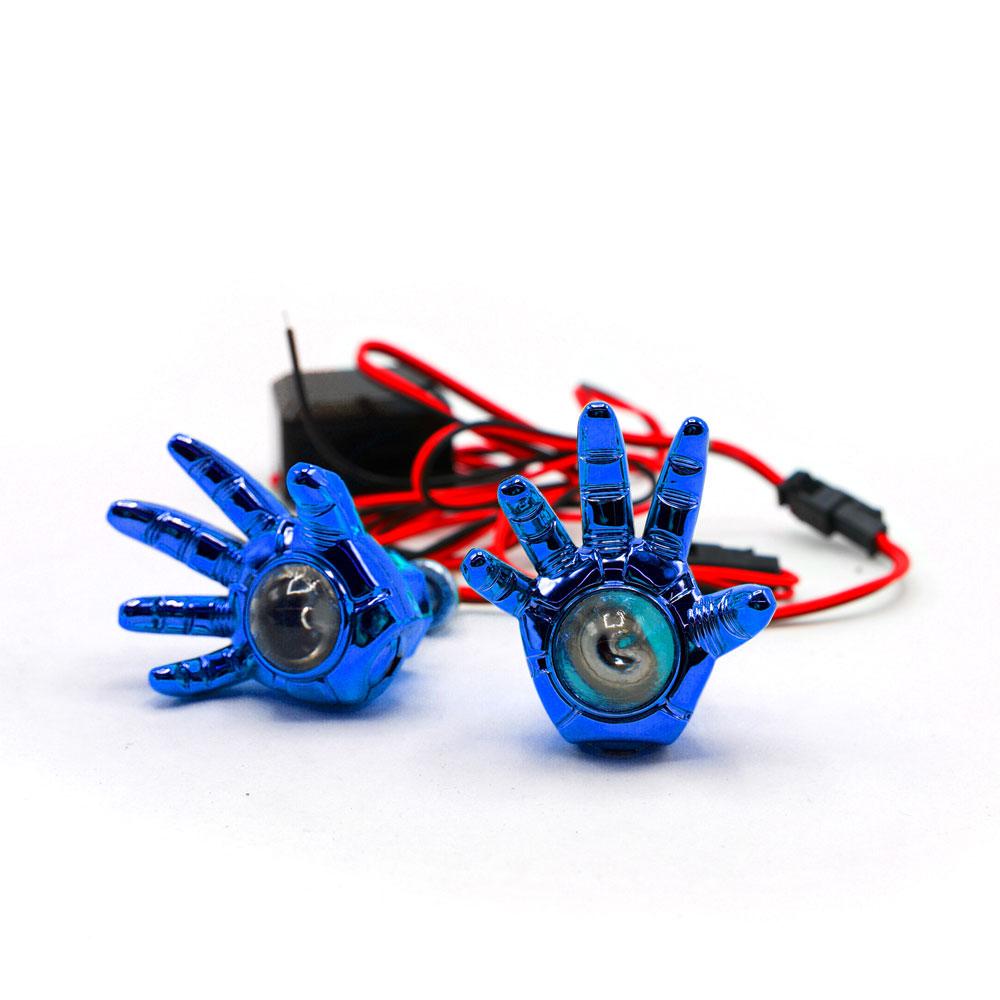 Foto 5 pulgar | Faro Led Decorativo En Forma De Mano Con Estrobo Para Motocicleta