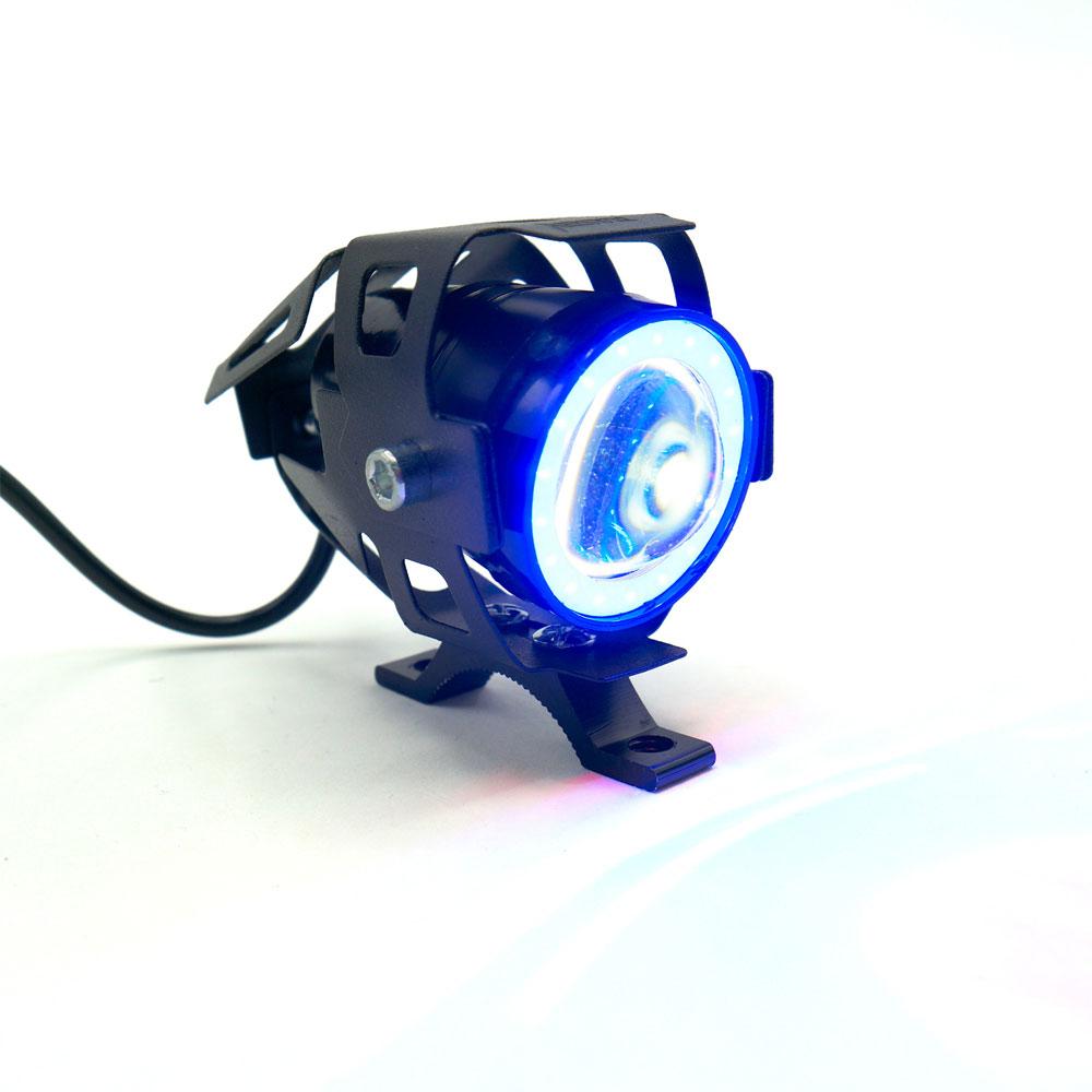 Foto 4 pulgar | Faro Led Mini Con Lupa Ojo De Angel Con Luz Alta,baja Y Estrobo Para Motocicleta