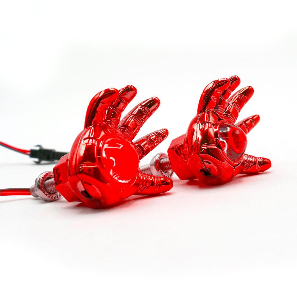 Foto 3 pulgar | Faro Led Decorativo En Forma De Mano Con Estrobo Para Motocicleta