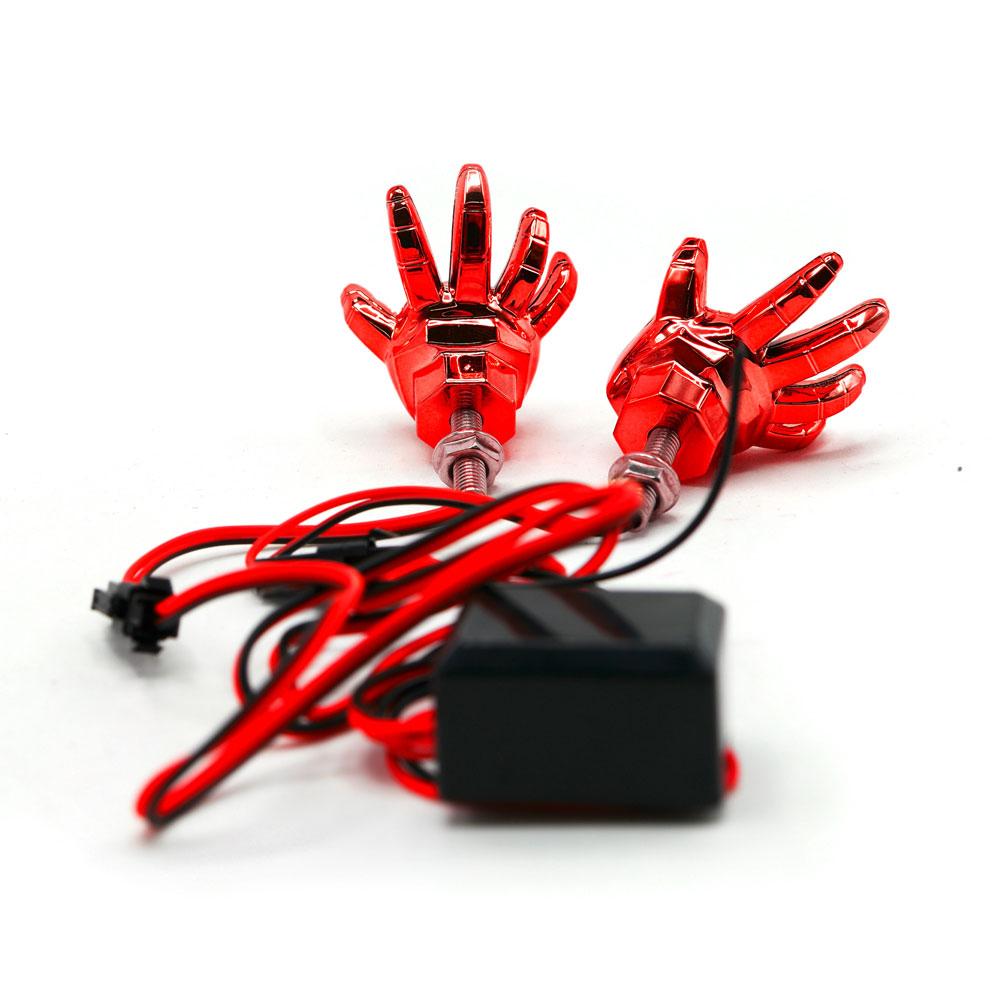 Foto 7 pulgar | Faro Led Decorativo En Forma De Mano Con Estrobo Para Motocicleta