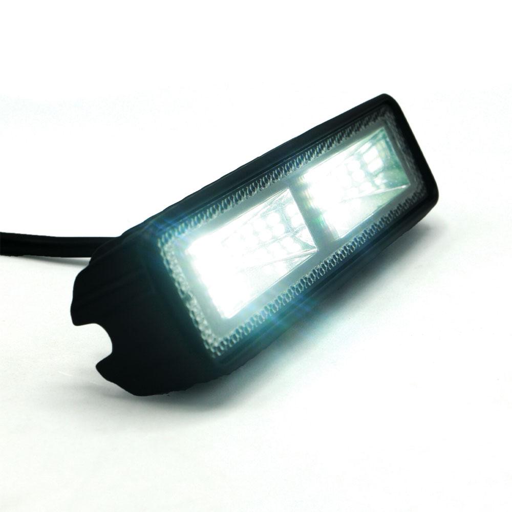 Foto 4 pulgar | Barra 16 Led 2 Celdas Luz Blanca Fija Para Motocicleta