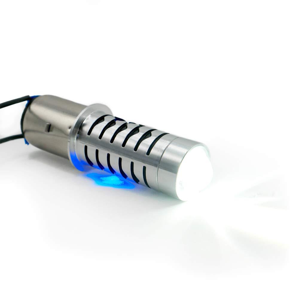 Foto 3 pulgar | Foco De Faro Media Vuelta Con Lupa Hiper Led Con Vela Para Motocicleta