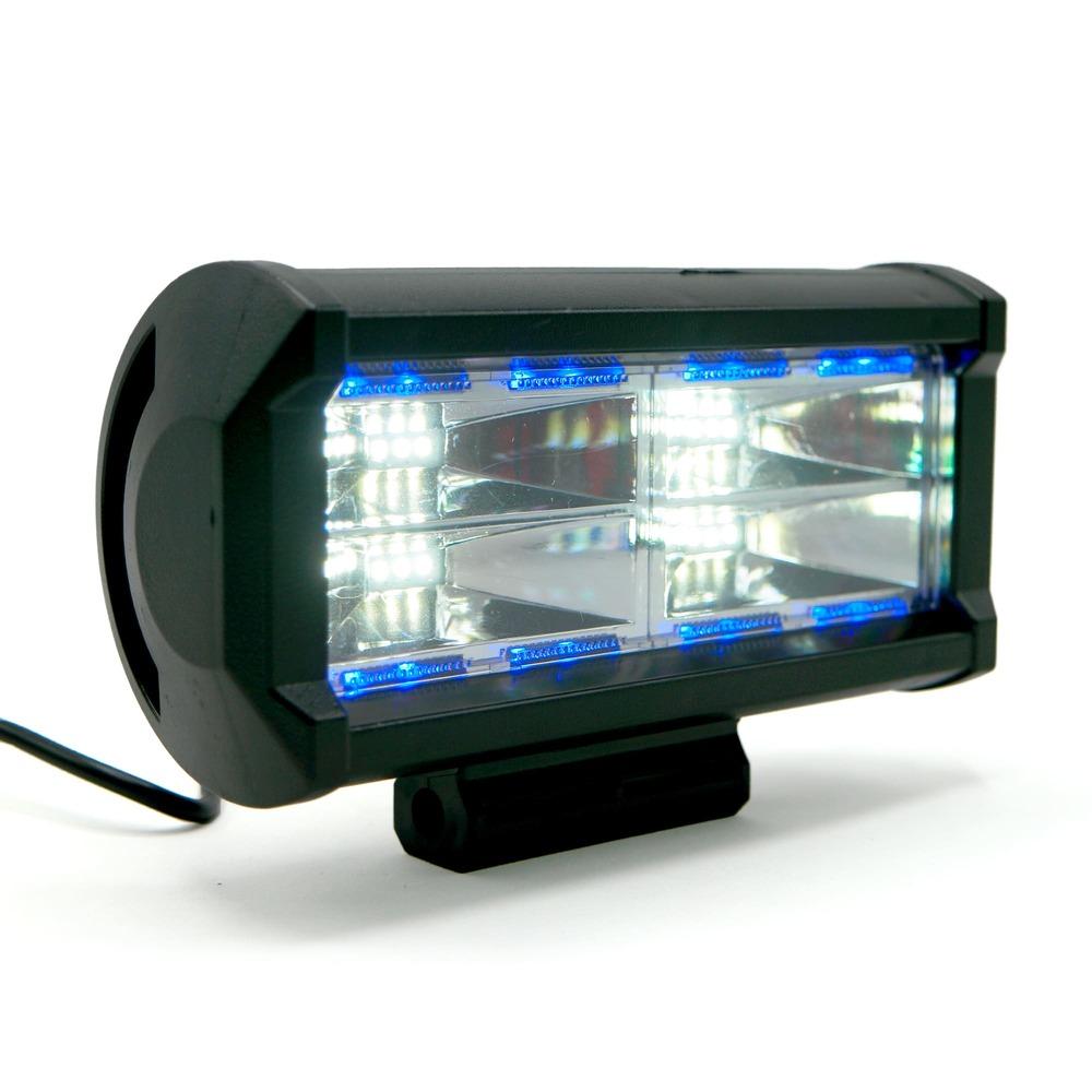 Foto 4 pulgar | Barra Led 4 Celdas 12 Led Con Luz Alta,baja Y Estrobo Para Motocicleta