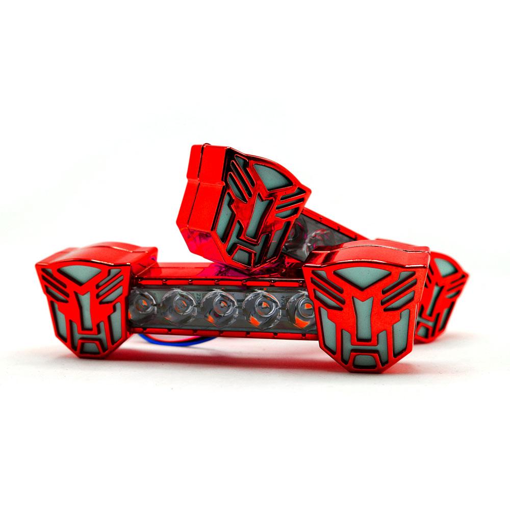 Foto 4 pulgar | Barra Led Decorativa Tipo Transformers Luz Estrobo Para Motocicleta