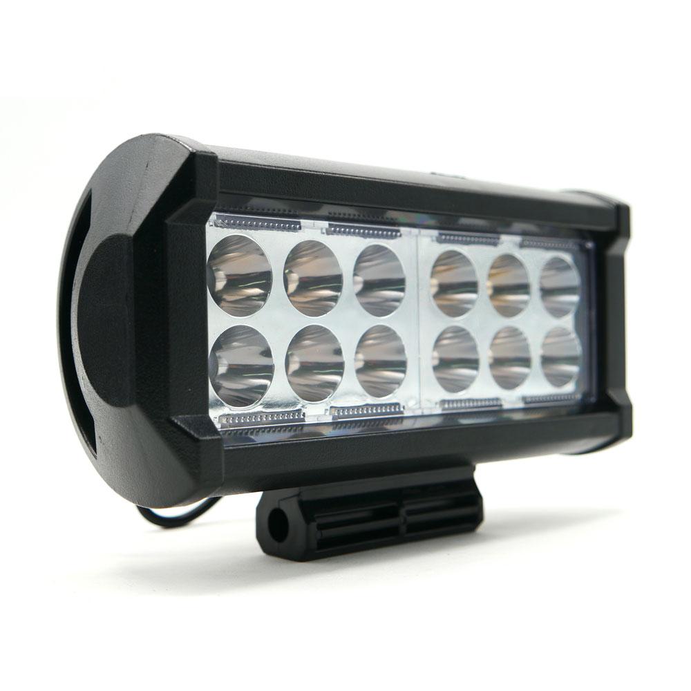 Foto 4 | Barra Led Doble Fila 12 Led Con Luz Alta, Baja Y Estrobo Para Motocicleta
