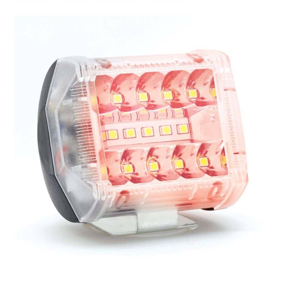 Foto 5 pulgar | Faro Auxiliar Led Con Estrobo 15 Led Con Luz De Contorno Lateral Para Motocicleta