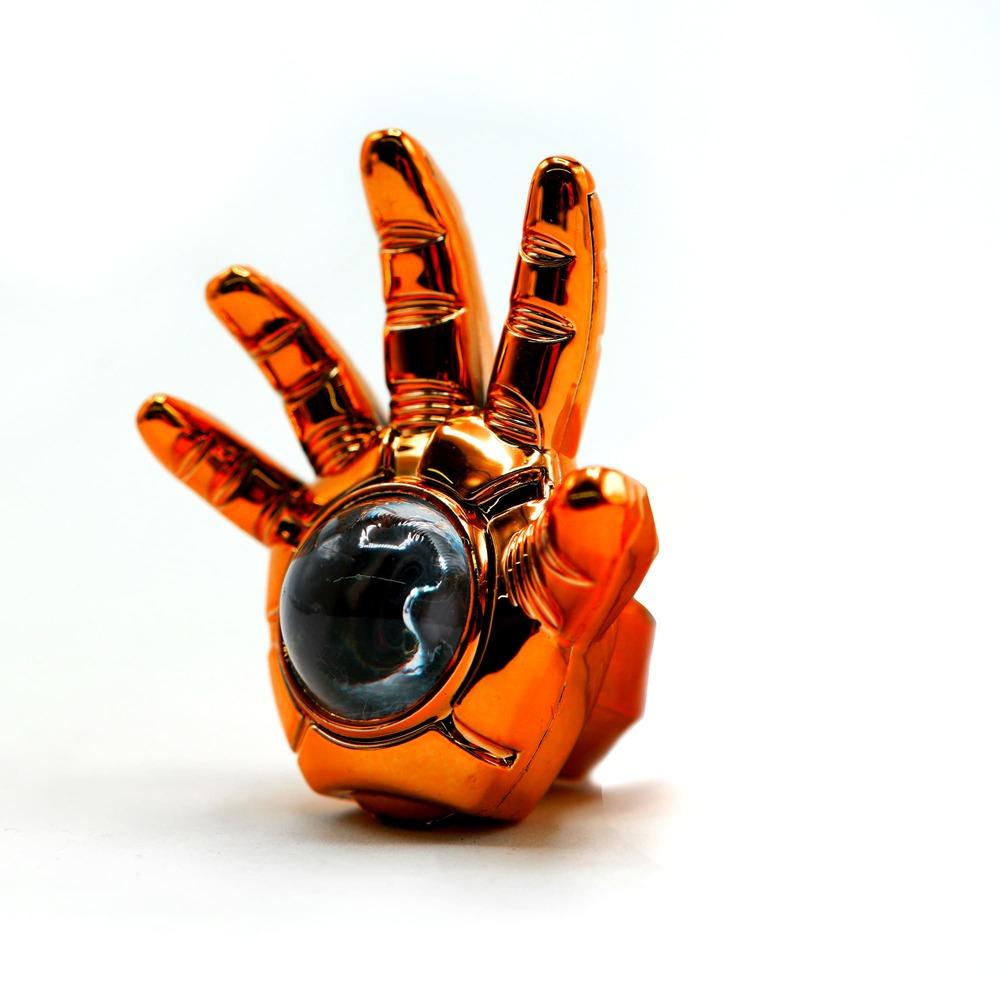 Faro Led Decorativo En Forma De Mano Con Estrobo Para Motocicleta
