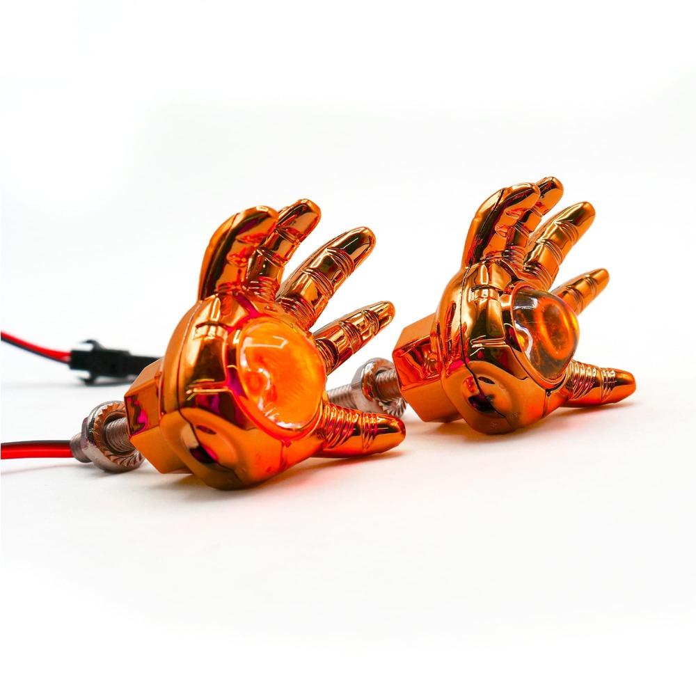 Foto 2 | Faro Led Decorativo En Forma De Mano Con Estrobo Para Motocicleta
