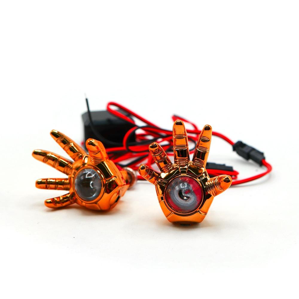 Foto 5 pulgar | Faro Led Decorativo En Forma De Mano Con Estrobo Para Motocicleta