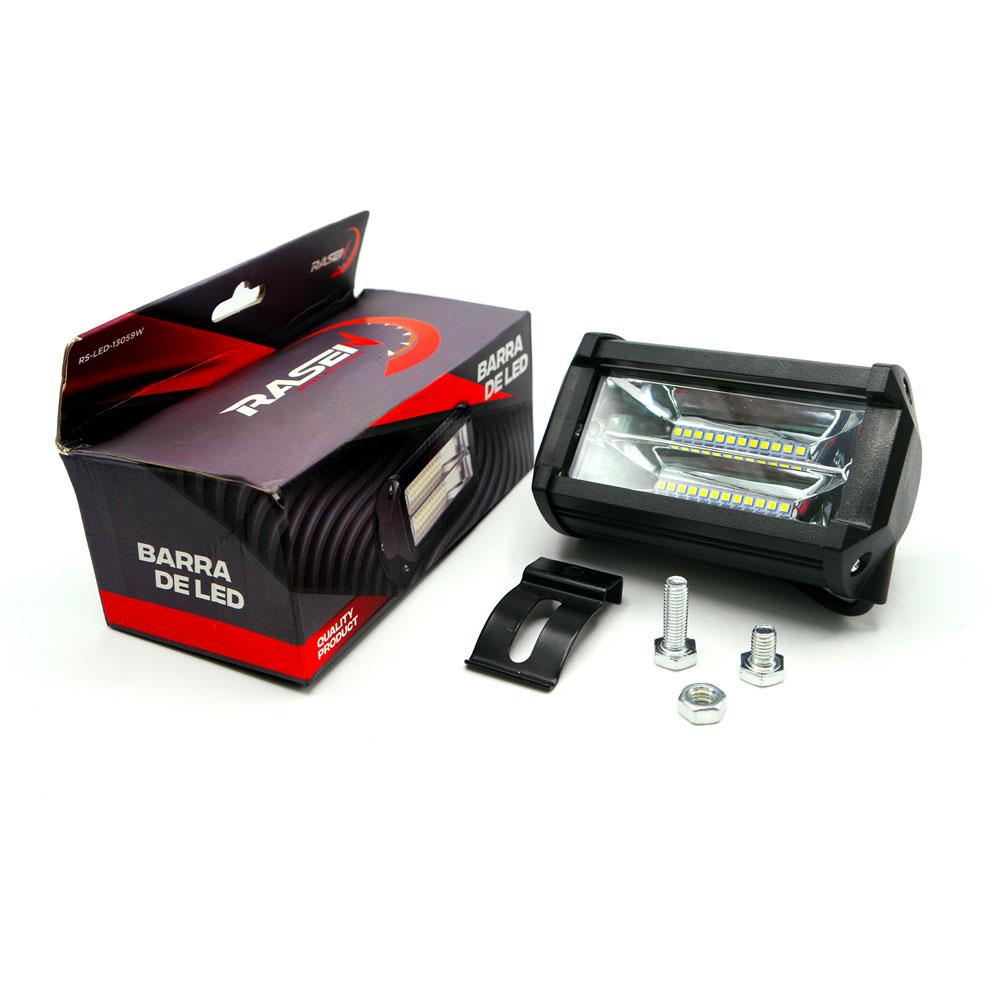 Foto 2 pulgar | Barra Rectangular 24 Led 2 Celdas Luz Blanca Fija Para Motocicleta