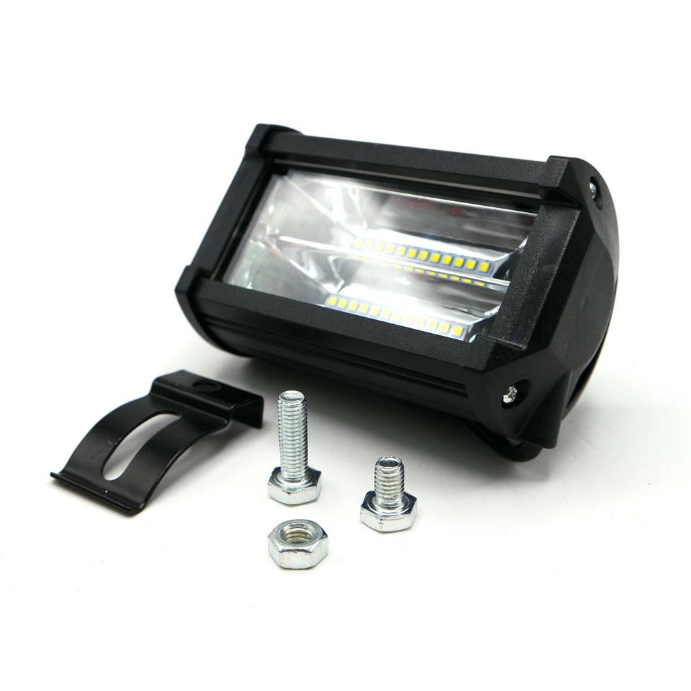 Foto 3 pulgar | Barra Rectangular 24 Led 2 Celdas Luz Blanca Fija Para Motocicleta
