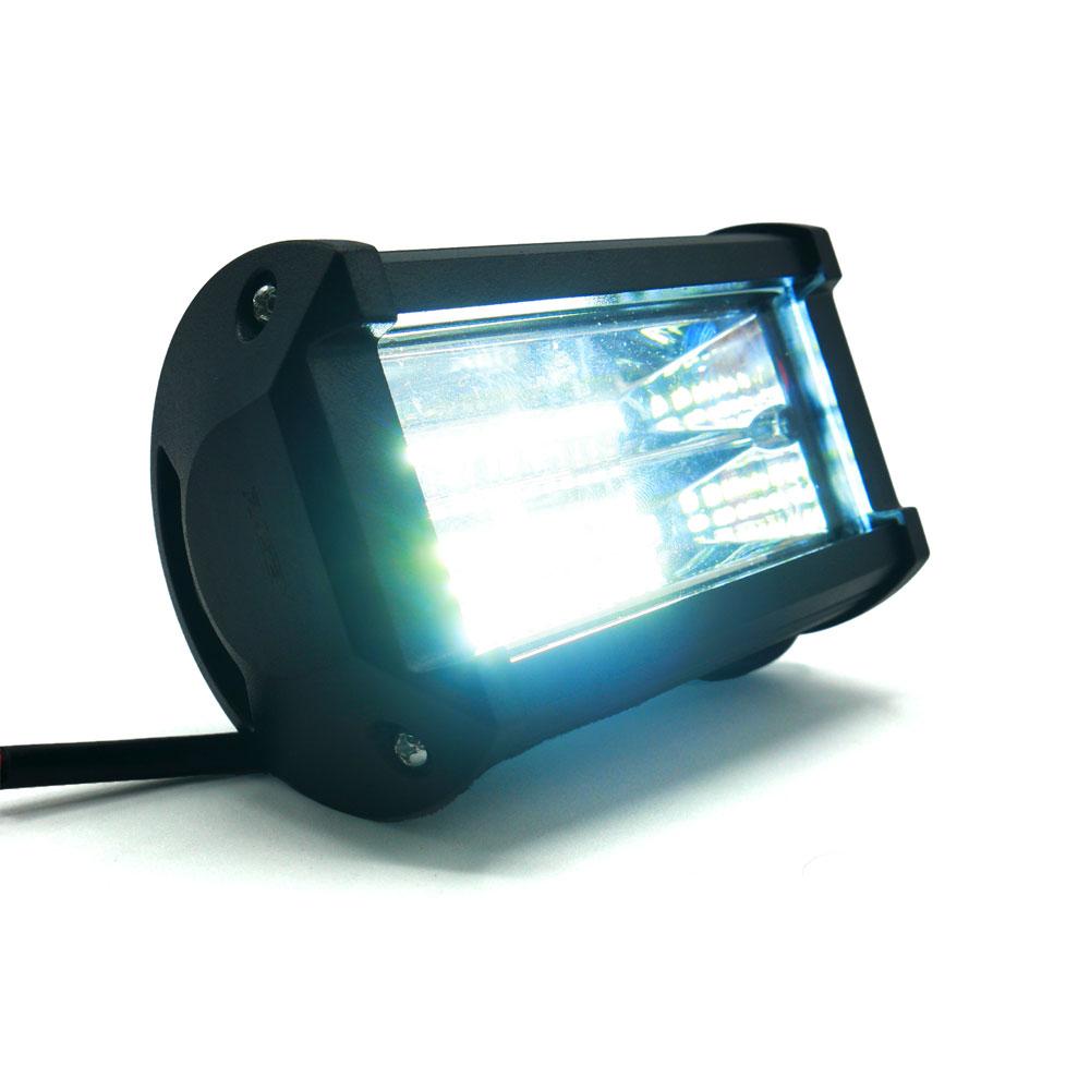 Foto 4 pulgar | Barra Rectangular 24 Led 2 Celdas Luz Blanca Fija Para Motocicleta