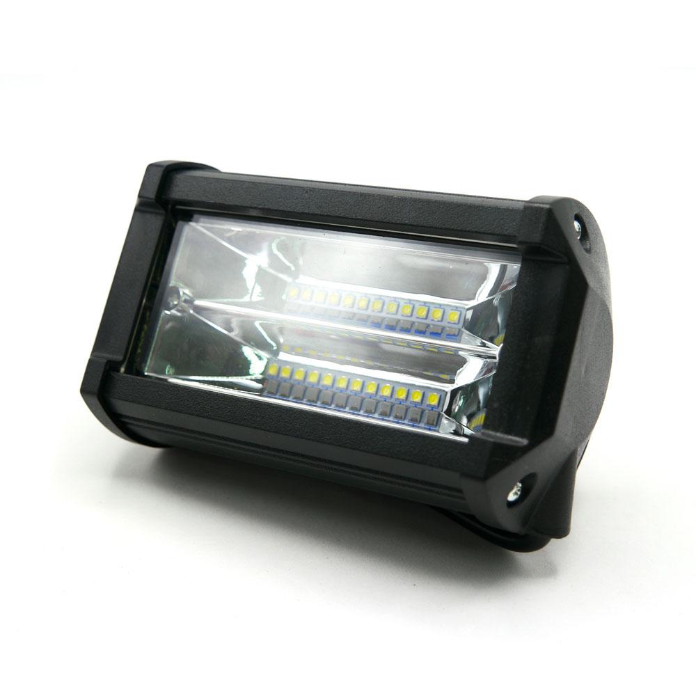 Foto 5 pulgar | Barra Rectangular 24 Led 2 Celdas Luz Blanca Fija Para Motocicleta