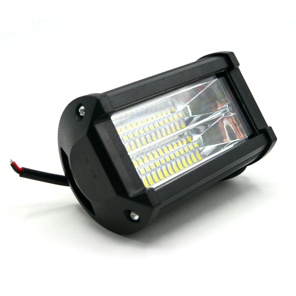 Foto 6 pulgar | Barra Rectangular 24 Led 2 Celdas Luz Blanca Fija Para Motocicleta