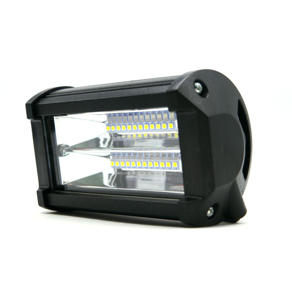 Foto 7 pulgar | Barra Rectangular 24 Led 2 Celdas Luz Blanca Fija Para Motocicleta