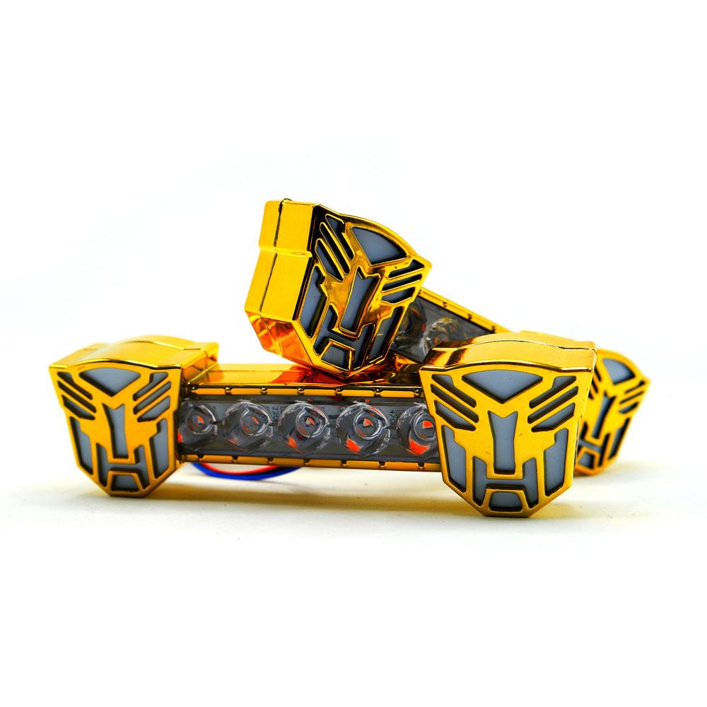 Foto 4 pulgar | Barra Led Decorativa Tipo Transformers Luz Estrobo Para Motocicleta