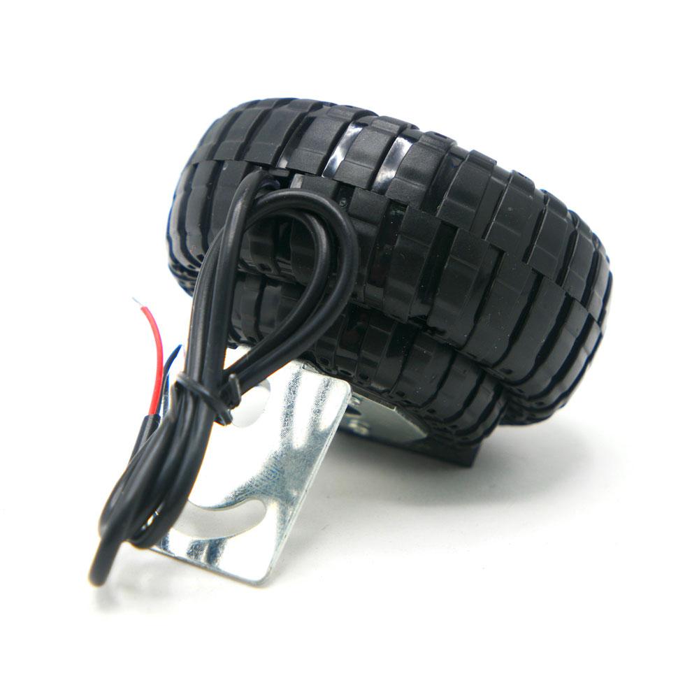 Foto 8 pulgar | Faro Led Blanco Tipo Rueda Con Luz Alta, Baja Y Estrobo Para Motocicleta