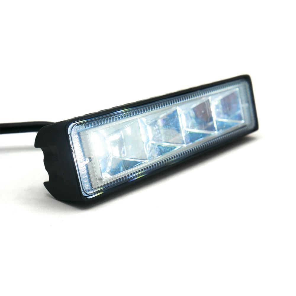 Foto 3 pulgar | Barra 24 Led Luz Blanca Fija Y Estrobo 4 Celda Para Motocicleta