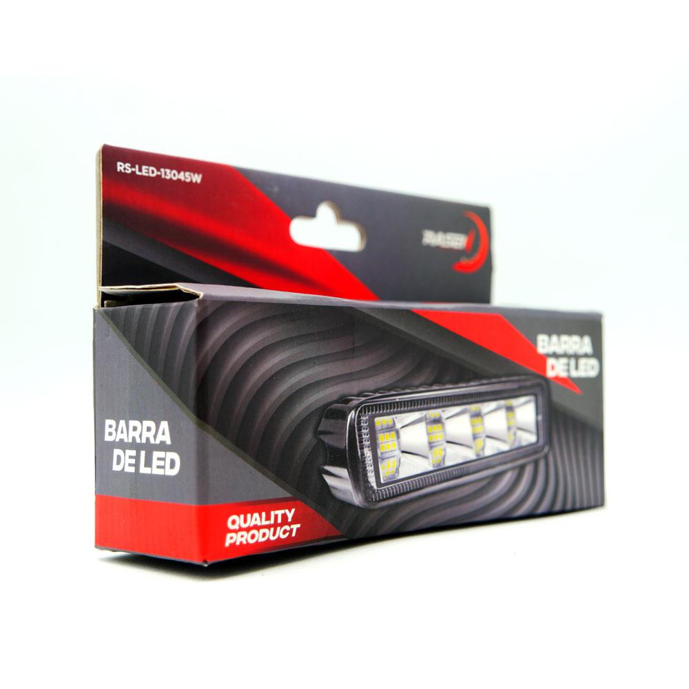 Foto 8 pulgar | Barra 24 Led Luz Blanca Fija Y Estrobo 4 Celda Para Motocicleta