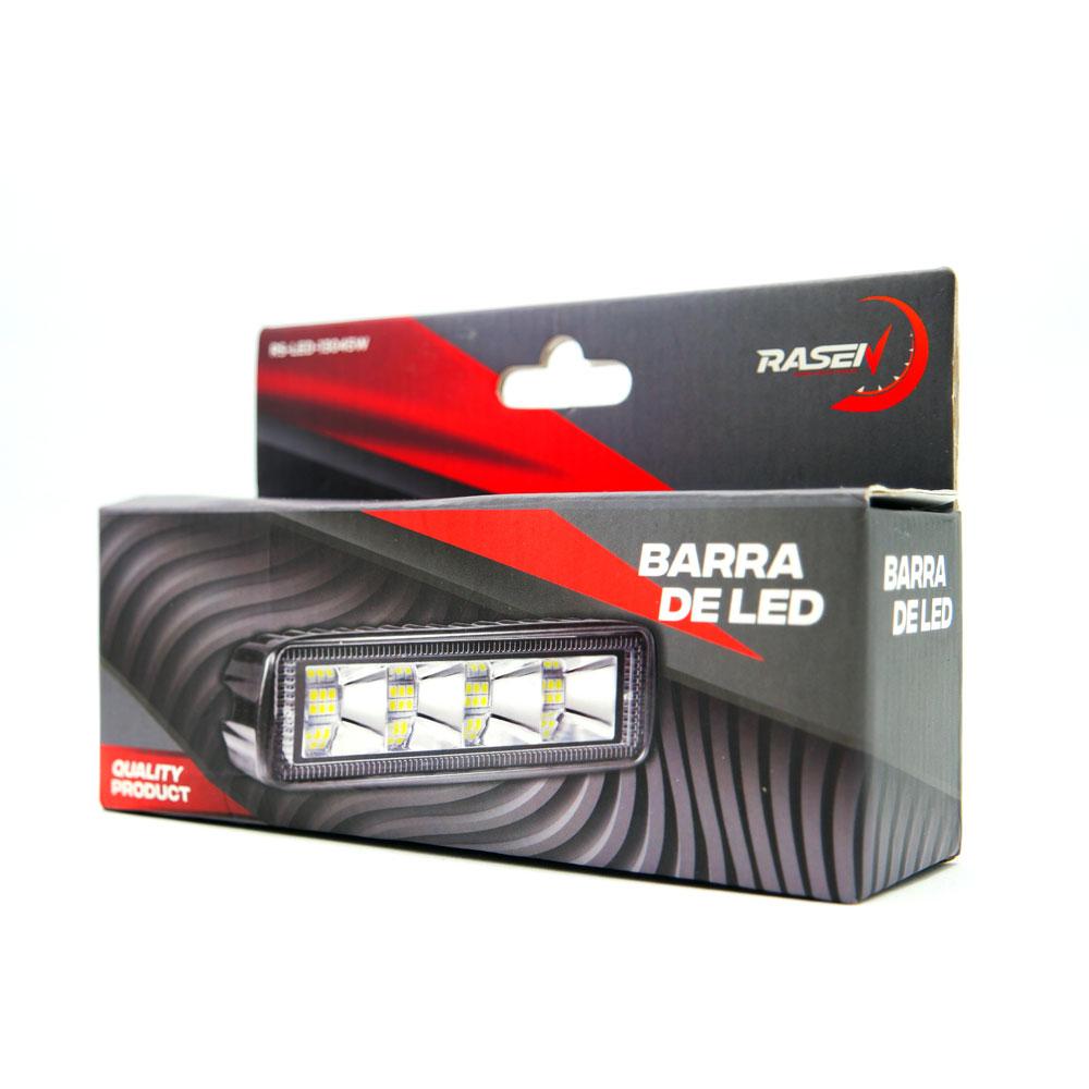 Foto 9 pulgar | Barra 24 Led Luz Blanca Fija Y Estrobo 4 Celda Para Motocicleta
