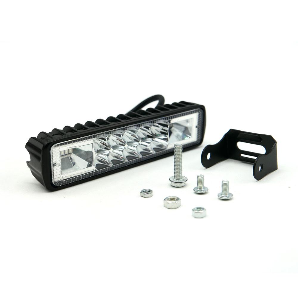 Foto 3 pulgar | Barra 10 Led Blanca 2 Celdas Con Estrobo Para Motocicleta