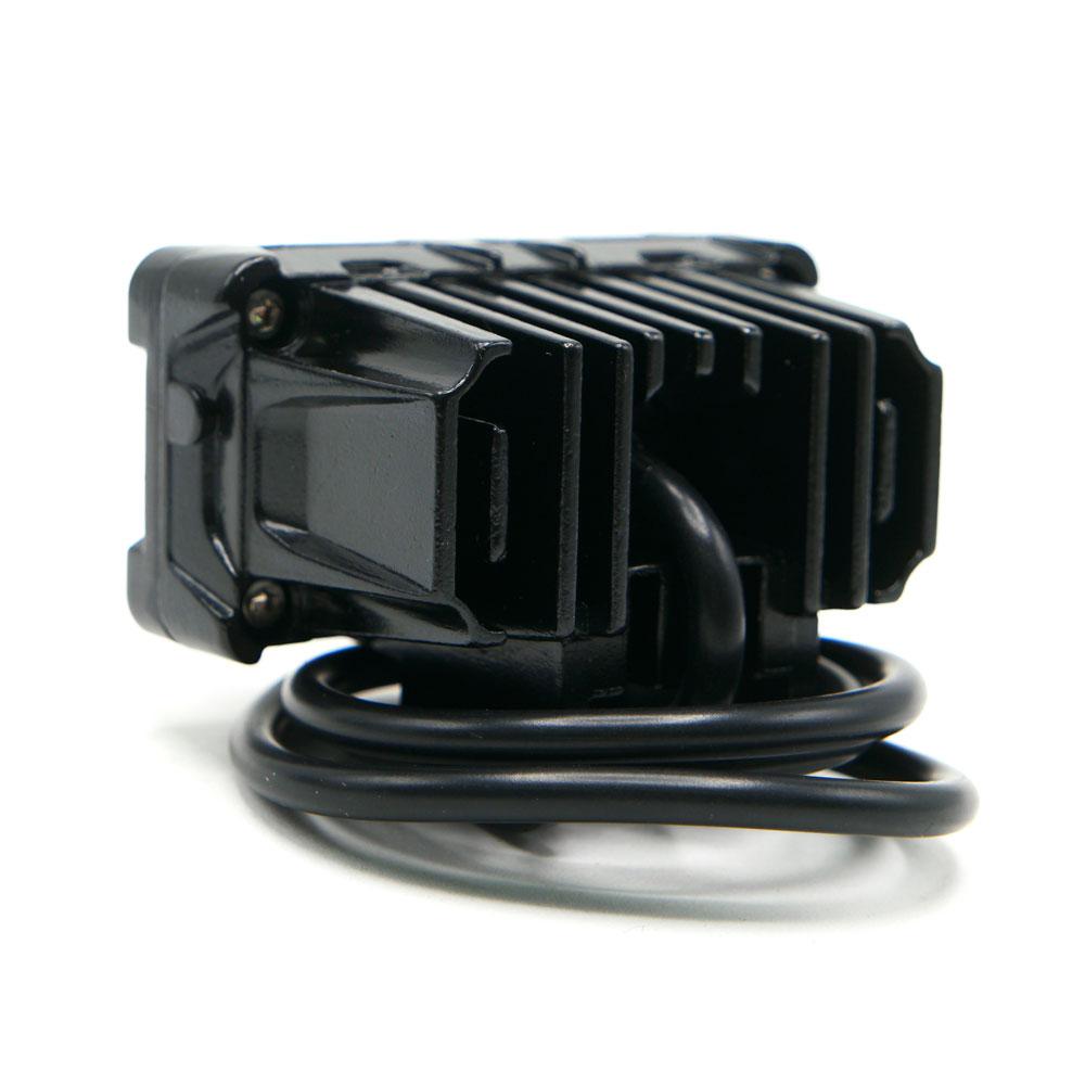Foto 8 pulgar | Faro Led Rectangular 2 Ojos Bi-color Para Motocicleta