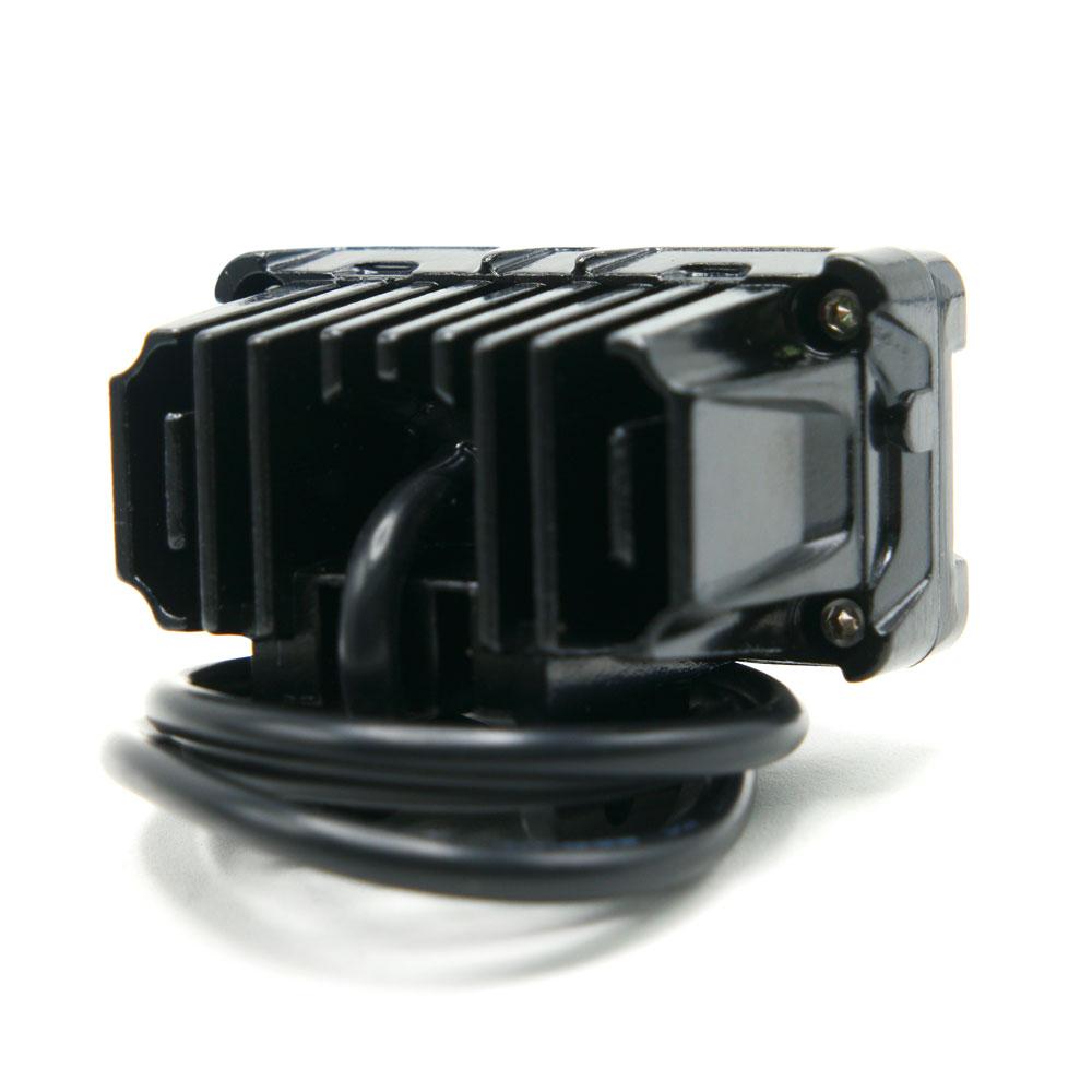 Foto 9 pulgar | Faro Led Rectangular 2 Ojos Bi-color Para Motocicleta
