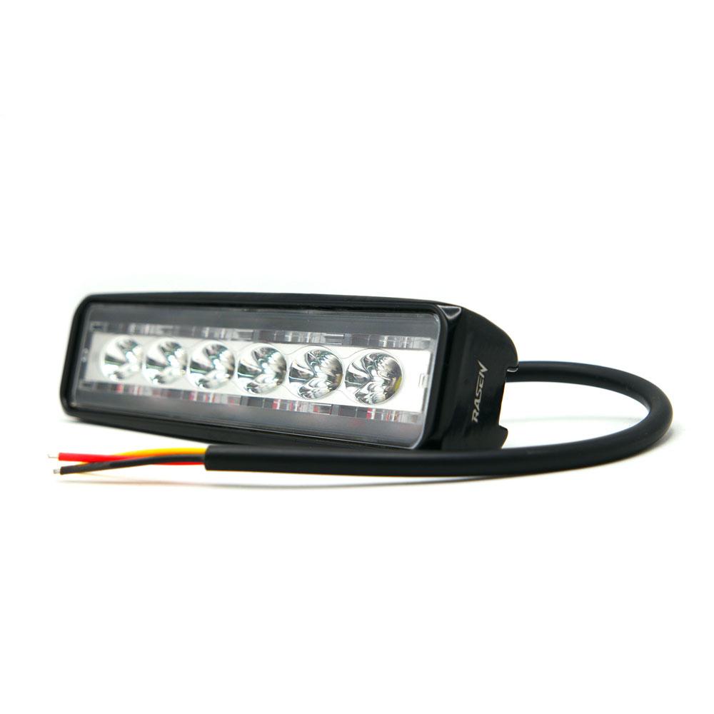 Foto 7 pulgar | Barra 6 Led Luz Blanca Contorno Con Estrobo Para Motocicleta