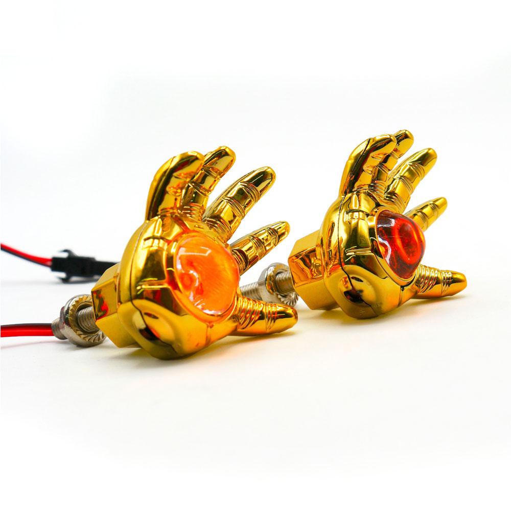Foto 3 pulgar | Faro Led Decorativo En Forma De Mano Con Estrobo Para Motocicleta