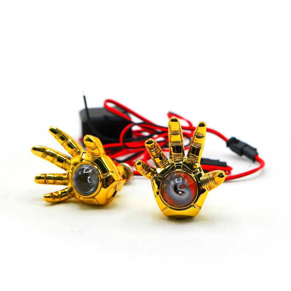 Foto 5 pulgar | Faro Led Decorativo En Forma De Mano Con Estrobo Para Motocicleta