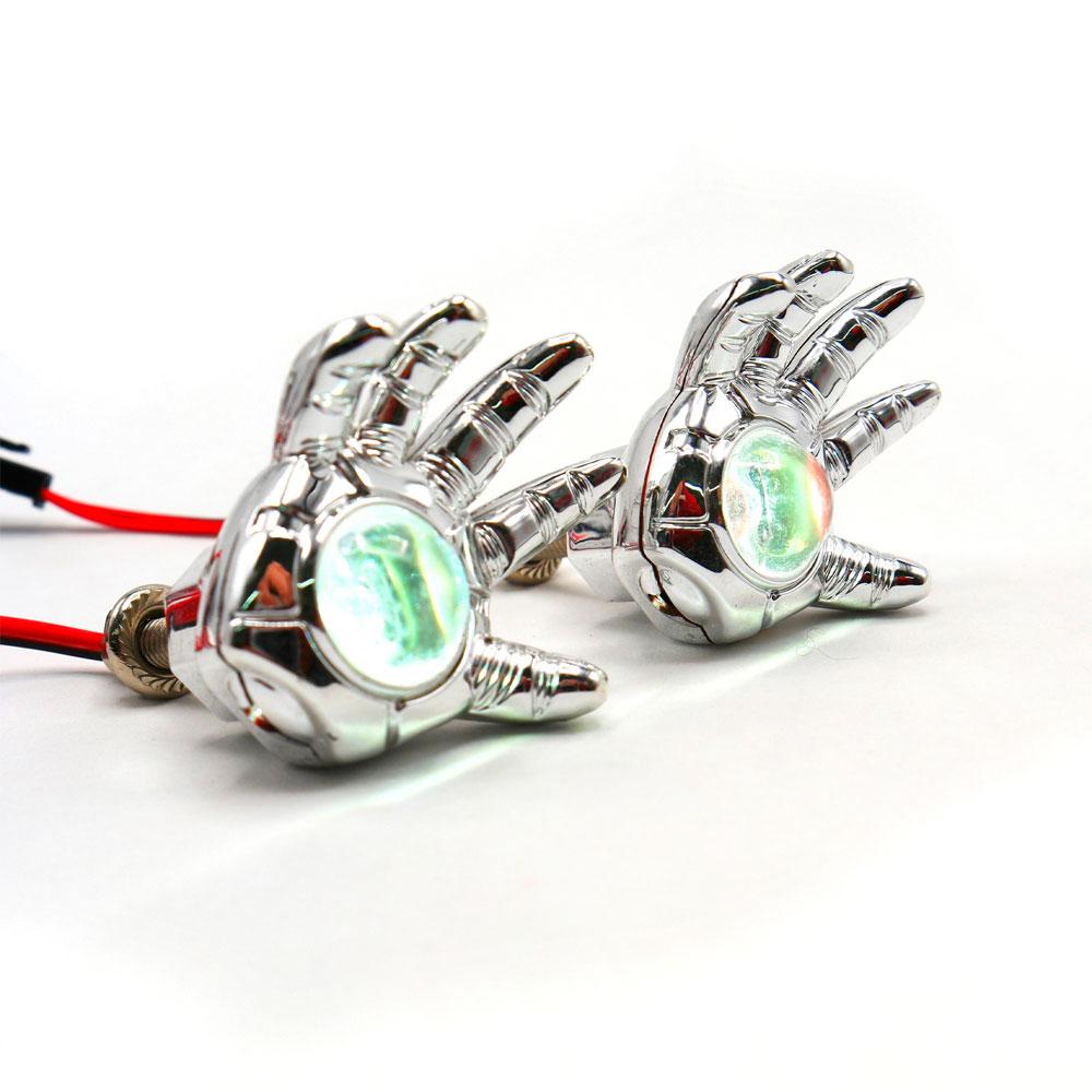 Foto 3 pulgar | Faro Led Decorativo En Forma De Mano Con Estrobo Para Motocicleta