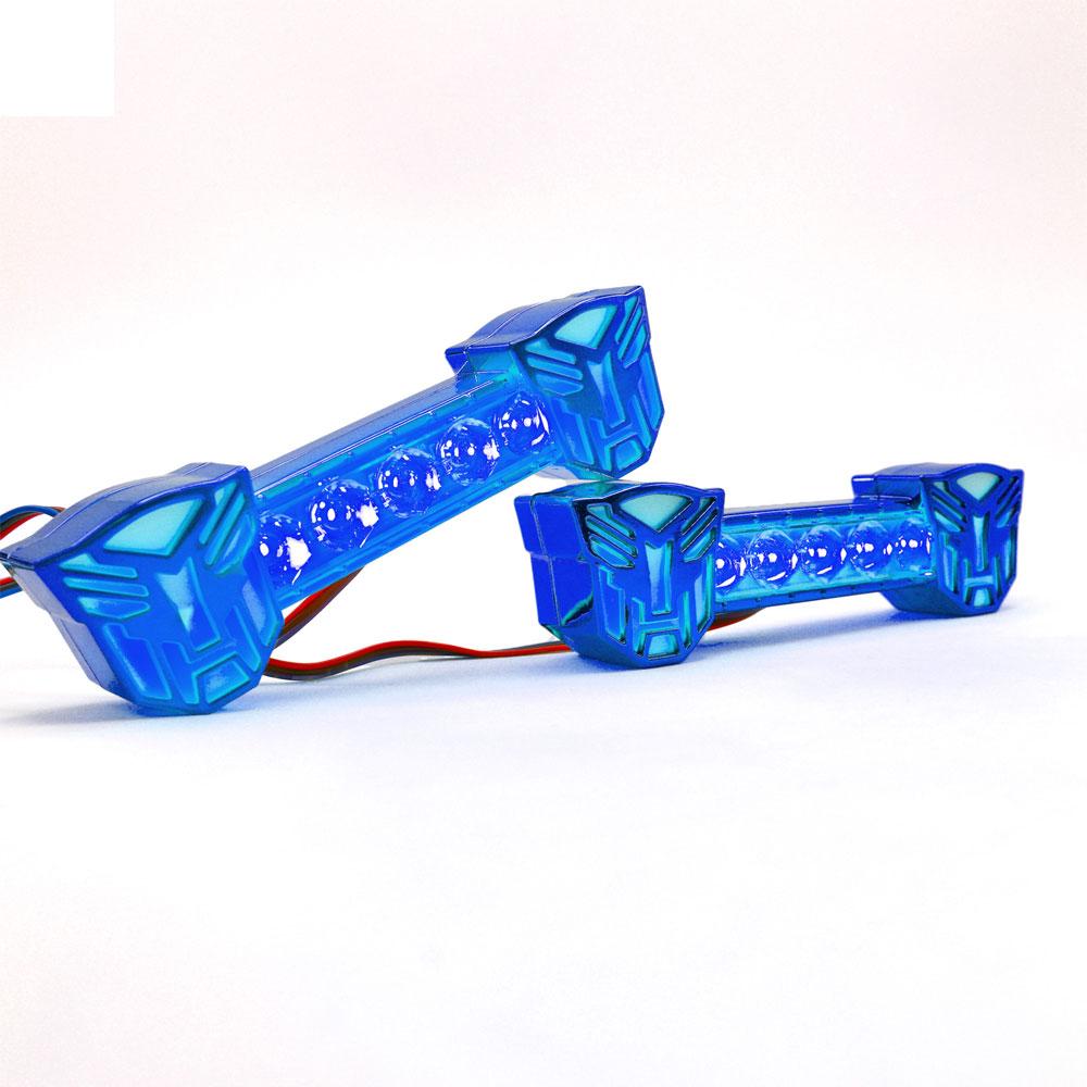 Foto 3 pulgar | Barra Led Decorativa Tipo Transformers Luz Estrobo Para Motocicleta