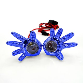 Foto 1 | Faro Auxiliar LED RASEN Decorativo en Forma de Mano con Luz Fija en color Azul para Motocicleta