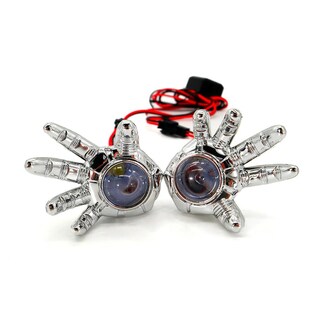 Foto 1 | Faro Auxiliar LED RASEN Decorativo en Forma de Mano con Luz Fija en color Azul para Motocicleta