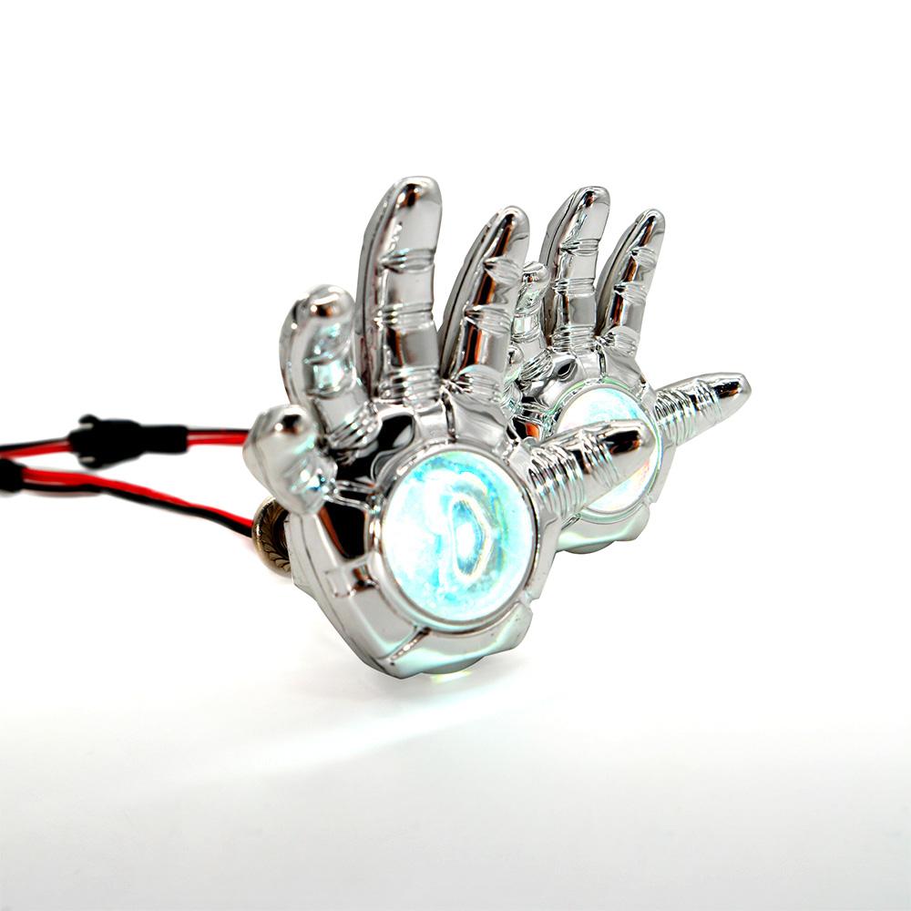 Foto 3 pulgar | Faro Auxiliar LED RASEN Decorativo en Forma de Mano con Luz Fija en color Azul para Motocicleta