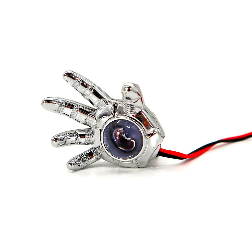 Foto 6 pulgar | Faro Auxiliar LED RASEN Decorativo en Forma de Mano con Luz Fija en color Azul para Motocicleta