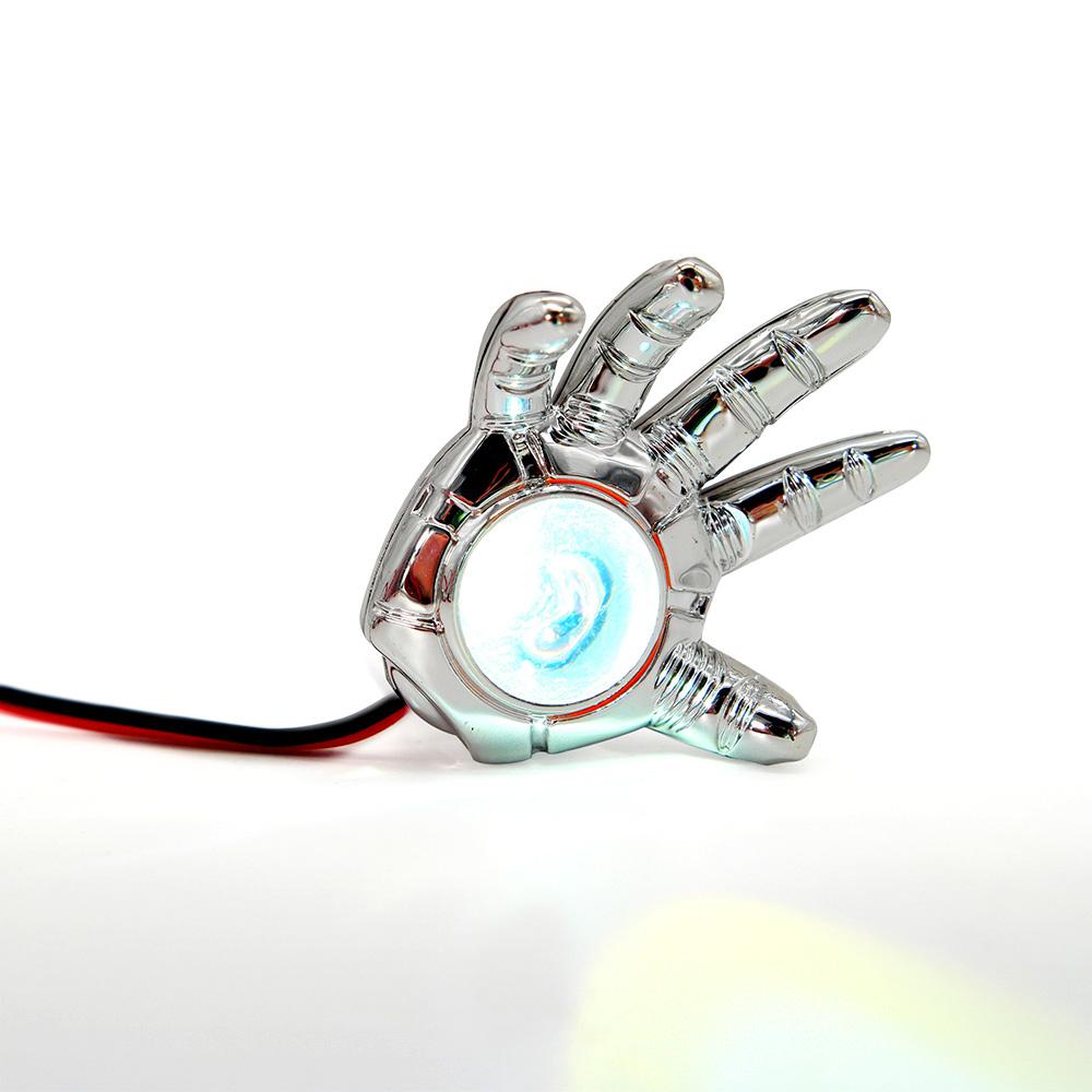 Foto 7 pulgar | Faro Auxiliar LED RASEN Decorativo en Forma de Mano con Luz Fija en color Azul para Motocicleta