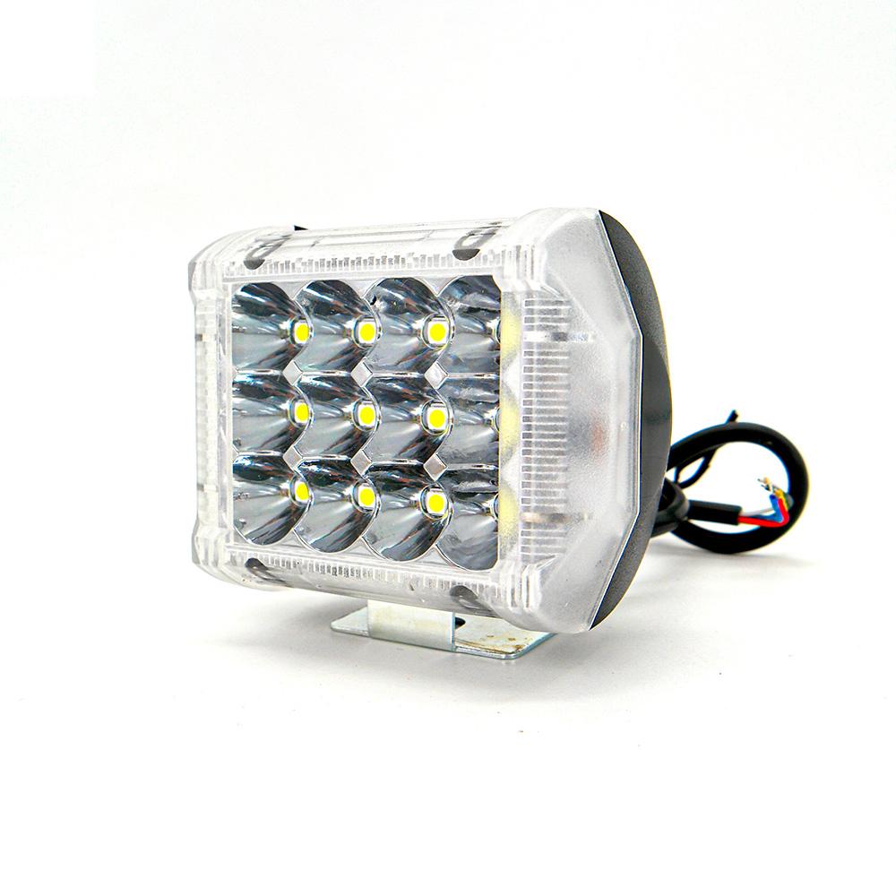 Foto 3 pulgar | Faro Auxiliar Led con Estrobo 12 Led Luz de Contorno Lateral para Motocicleta