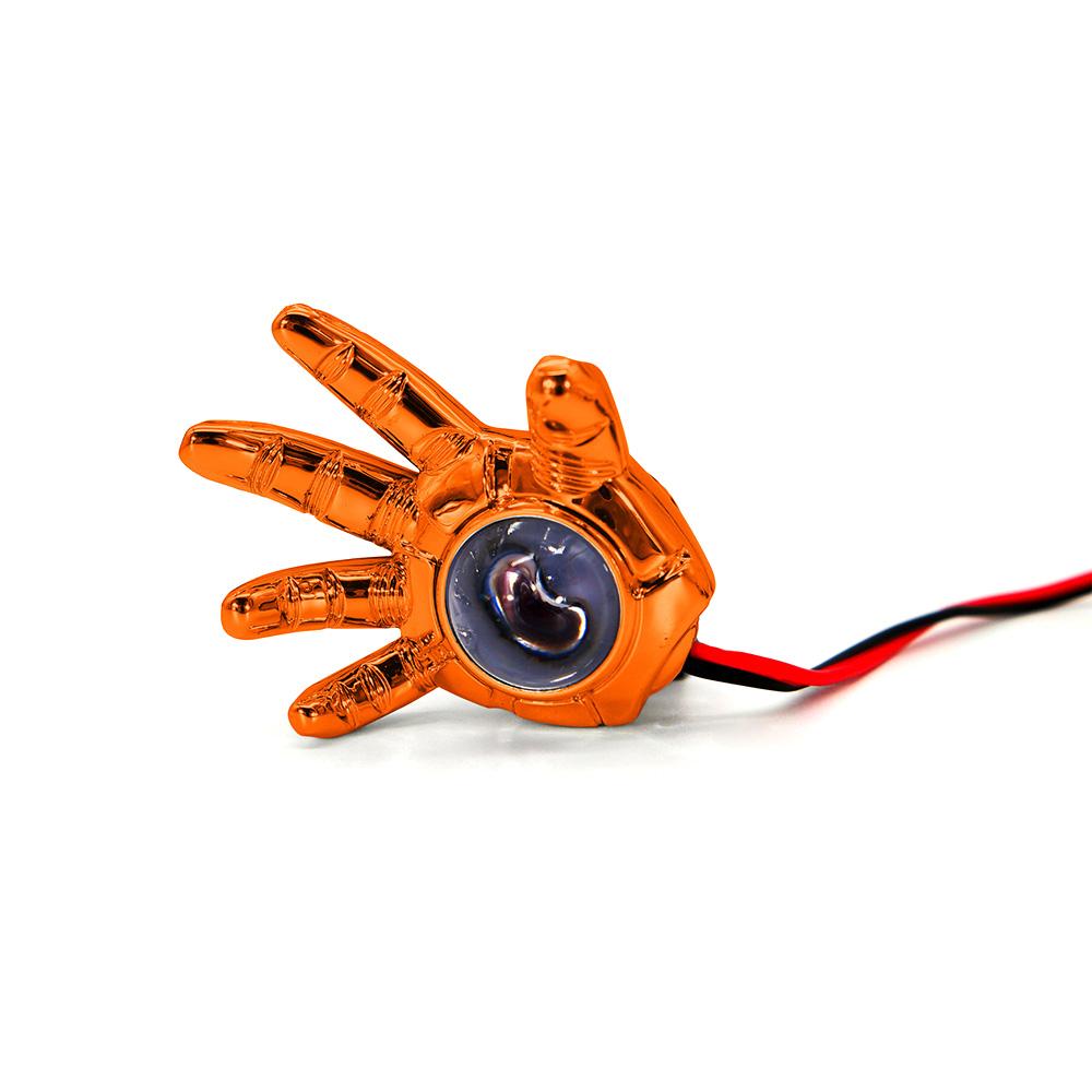 Foto 6 pulgar | Faro Auxiliar LED RASEN Decorativo en Forma de Mano con Luz Fija en color Azul para Motocicleta