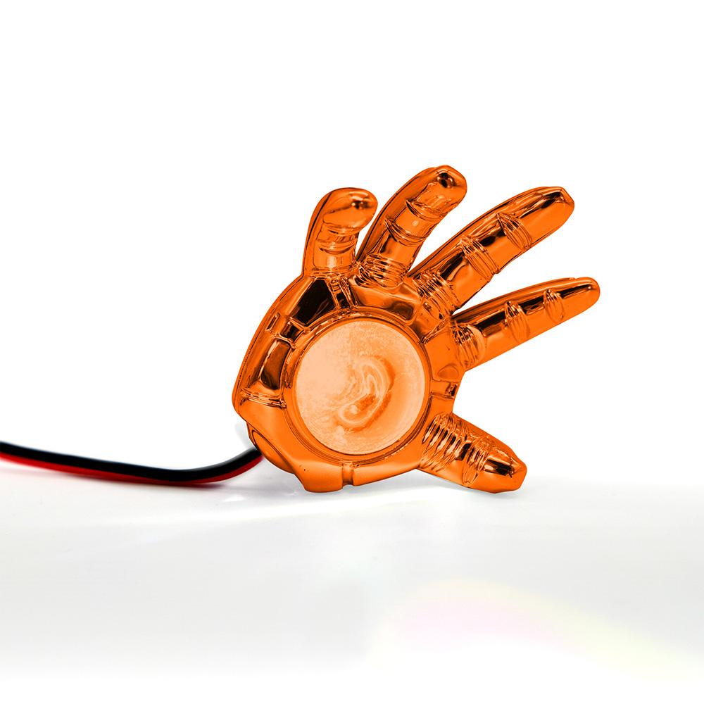 Foto 7 pulgar | Faro Auxiliar LED RASEN Decorativo en Forma de Mano con Luz Fija en color Azul para Motocicleta