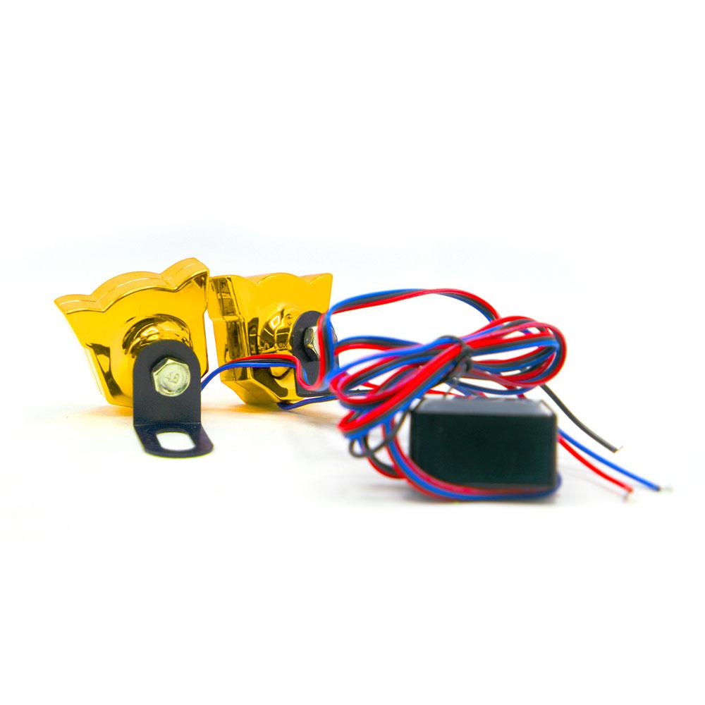 Foto 6 pulgar | Luz Decorativa RASEN Amarilla Tipo Transformers Estrobo para Motocicleta
