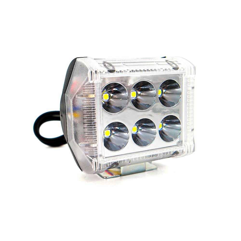 Foto 2 pulgar | Faro Auxiliar Led con Estrobo 6 Led Luz de Contorno Lateral para Motocicleta