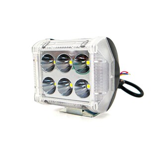 Foto 2 | Faro Auxiliar Led con Estrobo 6 Led Luz de Contorno Lateral para Motocicleta